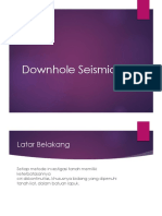 Downhole Seismic Prelimnary