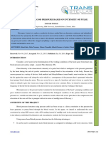 Evaluation of Blood Pressure Based On Intensity of Pulse