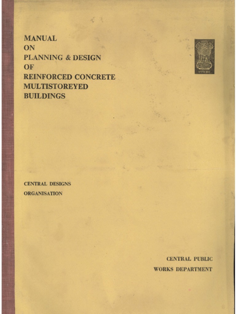 Manual of Planning and Design of RCC Multistorey Building Vol-II | PDF