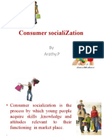 Consumer Socialization: by Arathy.P