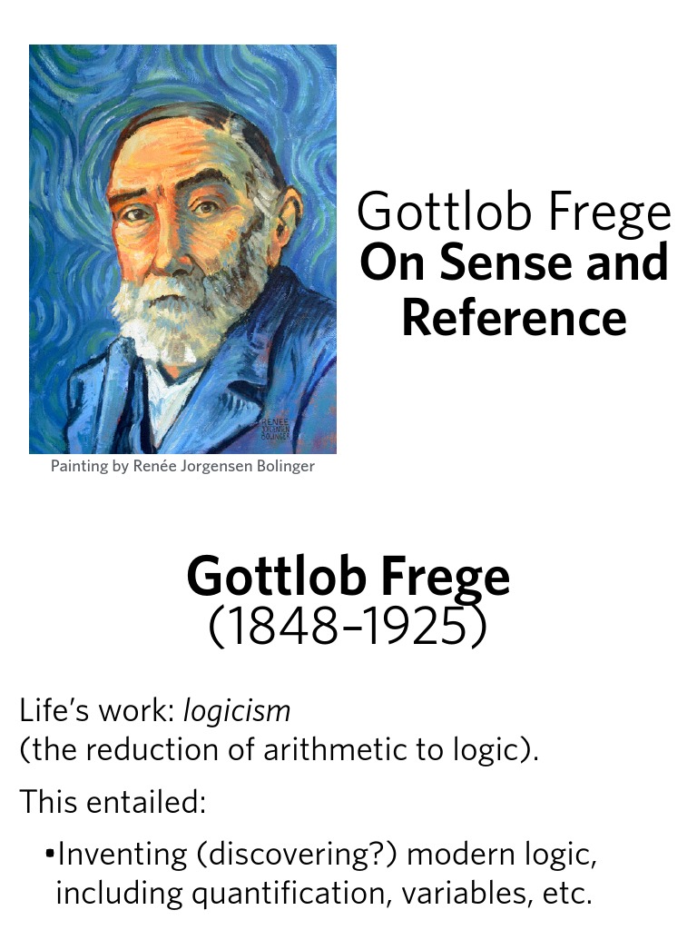 Gottlob Frege: On Sense and Reference | PDF | Reference | Gottlob Frege, image size:768x1024