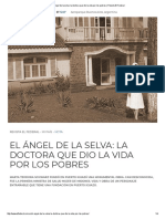 El Ángel de La Selva_ La Doctora Que Dio La Vida Por Los Pobres _ Revista El Federal