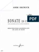 Sax Sonata Decruck