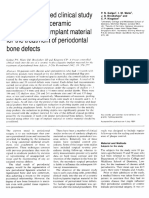 A 4 Year Controlled Clinical Study Into The Use of A Ceramic Hydroxylapatite Implant Material For The Treatment of Periodontal Bone Defects