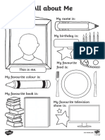 T T 28988 All About Me Activity Sheet - Ver - 2 PDF