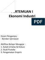 Ekonomi Industri 1