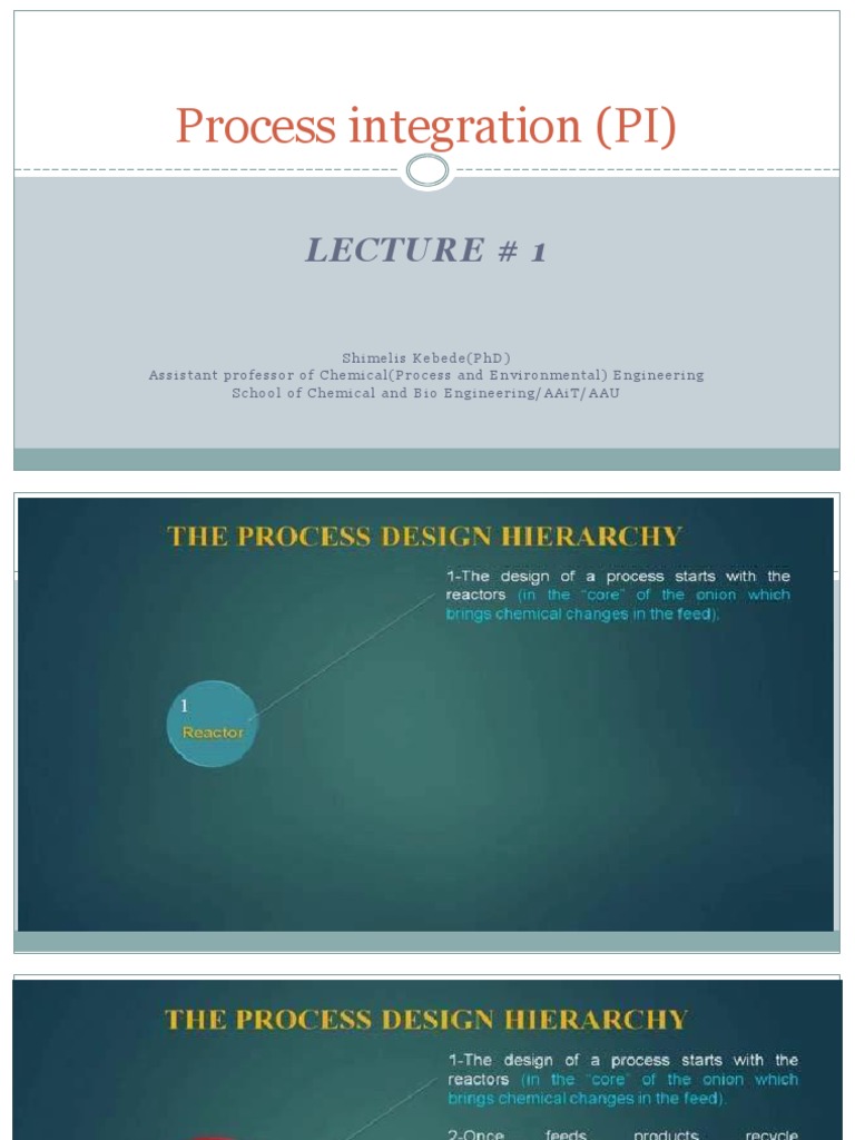 Understanding Process Integration in Industry | PDF | Enthalpy | Heat