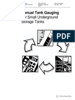 For Small Underground Storage Tanks: Manual Tank Gauging