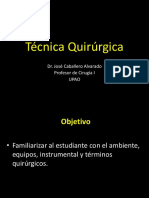 Técnicas quirúrgicas 