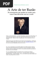 Schopenhauer - A Arte de Ter Razao