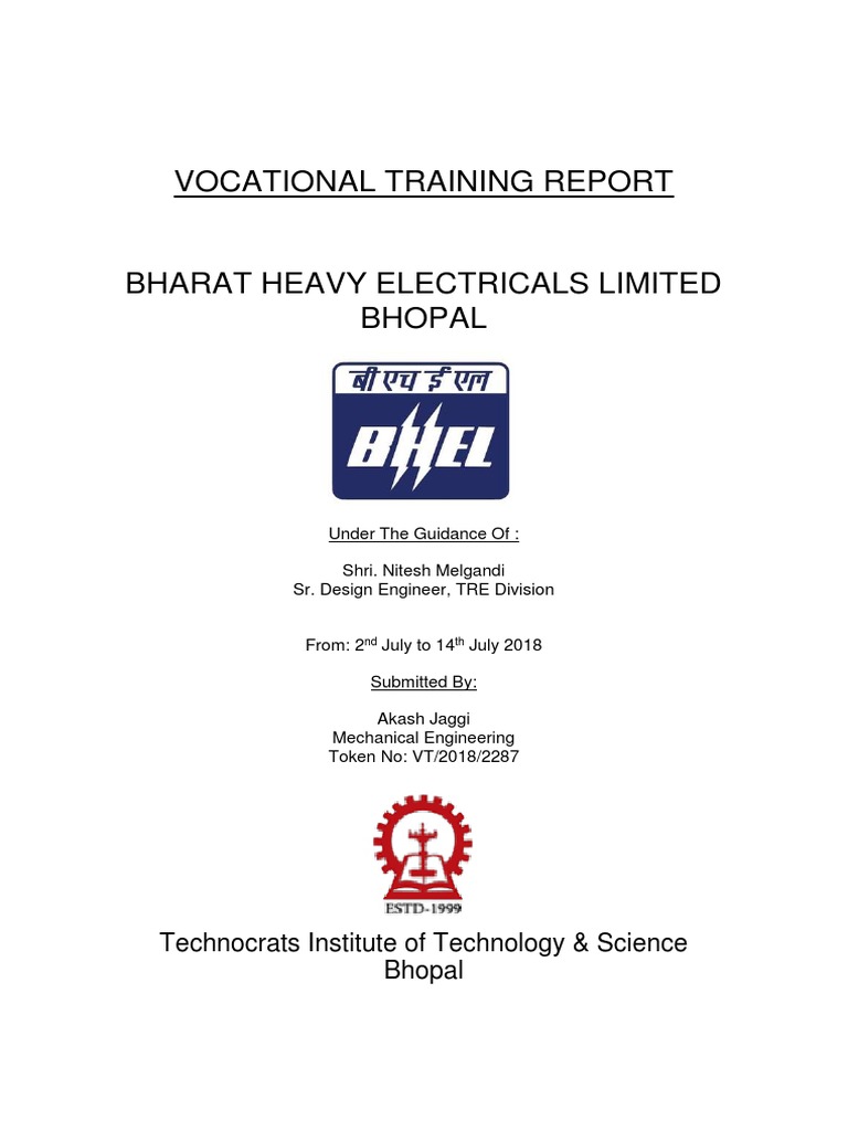VT Report | PDF | Electric Power Transmission | Turbine