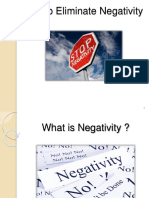 How To Eliminate Negativity