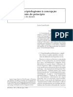 Lênio Streck - Do Pamprincipiologismo à Concepção Hipossuficiente de Princípio