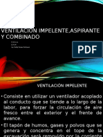 Ventilación Impelente, Aspirante y Combinado