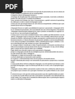 Linguagem e psicologia