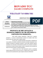 UNOPAR ADM PUBLICA - 3 e 4 SEMESTRE ORÇAMENTO PARTICIPATIVO MUNICIPAL.docx