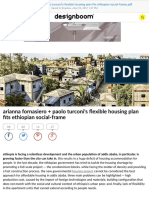 Arianna Fornasiero + Paolo Turconi's Flexible Housing Plan Fits Ethiopian Social-Frame
