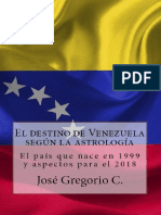 El Destino de Venezuela Según La Astrología Por José Gregorio C Portada