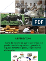 15. La Agroindustria