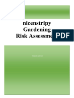 Nicenstripy Gardening Risk Assessment