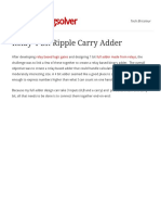 Relay 4-Bit Ripple Carry Adder