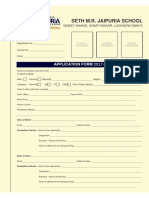 Application Form 2017 2018 PDF