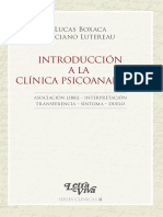 Introducción A La Clínica Psicoanalítica (Lucas Boxaca & Luciano Lutereau) PDF