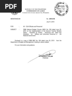 DBM National Budget Circular No. 521 PDF | PDF | Business