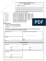 Borang Pendaftaran E-Billing