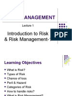 Introduction to Risk Management