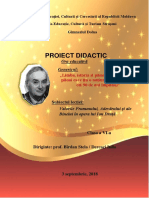 Proiect Didactic