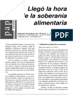 Soberanía Alimentaria PDF