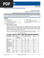 002-11122 AN211122 Getting Started With FM4 Development