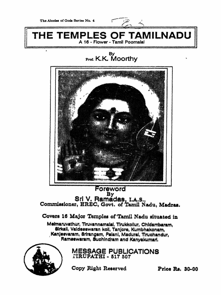 The Temples of Tamil Nadu | PDF