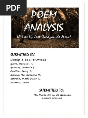 Poem Analysis