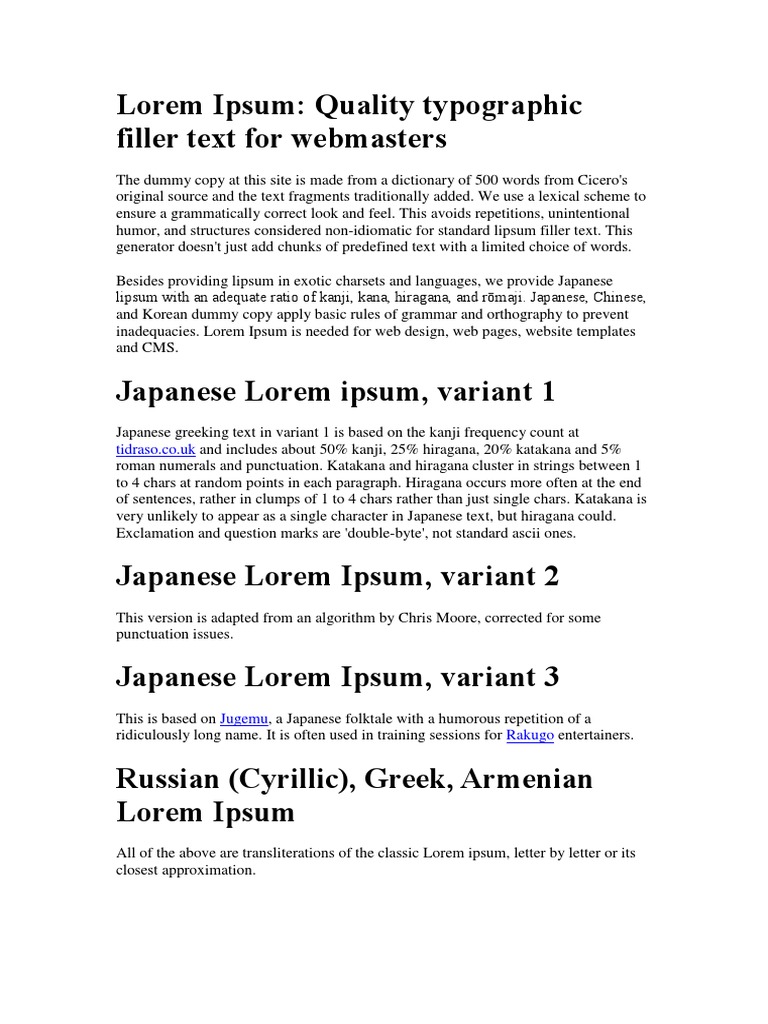 Lorem Ipsum | PDF | Japanese Language | Semiotics