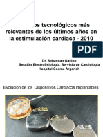  Adelantos tecnológicos más  relevantes de los últimos años en  la estimulación  cardiaca  -