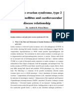 Polycystic Ovarian Syndrome Type 2 Diabetes Mellitus and Cardiovascular Disease Relationship