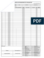 Formatos de Reporte de Transporte