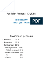 Penilaian Proposal KJI