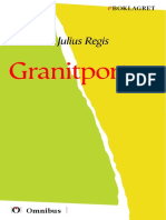 Julius Regis - Granitporten (Prosa) (1a Tryckta Utgåva 1924, Senaste Tryckta Utgåva 1941, 338 S.)