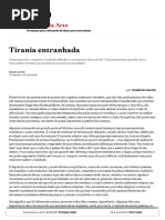 Tirania Estranhada por Desidério Murcho