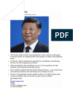 #1 Xi Jinping: General Secretary, Communist Party, China