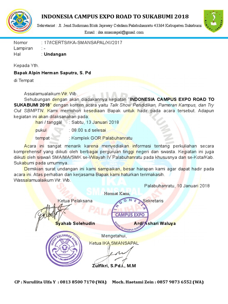 86+ Contoh Undangan Expo Terbaik