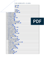 Btu SFL c1 Level Words