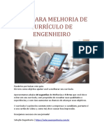 Novo Guia para Melhoria de Currículo de Engenheiro 01