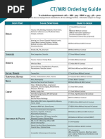 HaMC CPT Codes Guide | PDF | Vein | Ct Scan