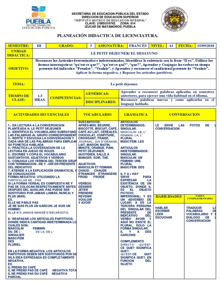 Rubrica De Actividades Mixteco Ingles Ix Docx