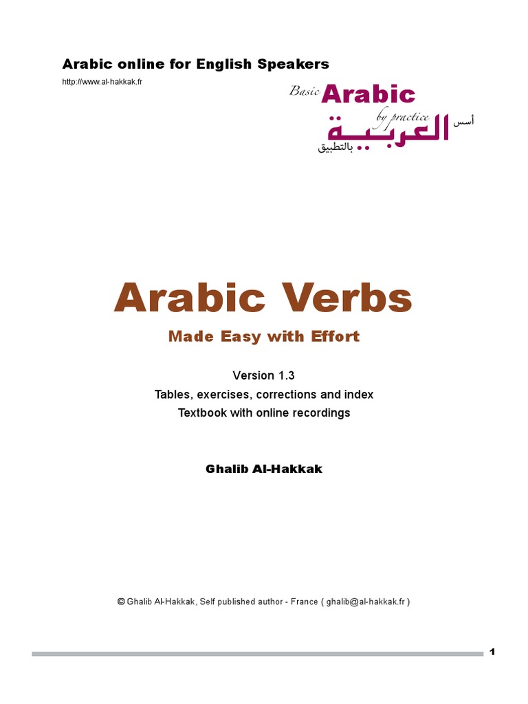 Arabic Conjugation | PDF | Grammatical Tense | Grammatical Number