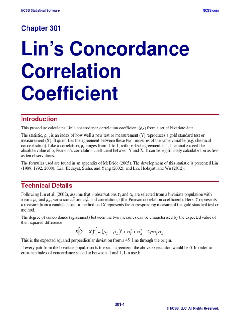 Python Concordance Correlation Coefficient